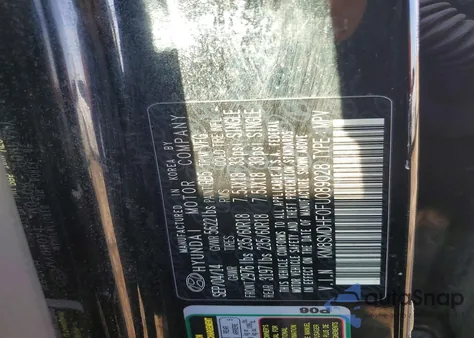 2015 Hyundai Santa Fe Gls from USA, damaged, VIN KM8SMDHF0FU089028